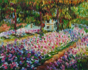 Artists Garden at Giverny I by Claude Monet OSA111